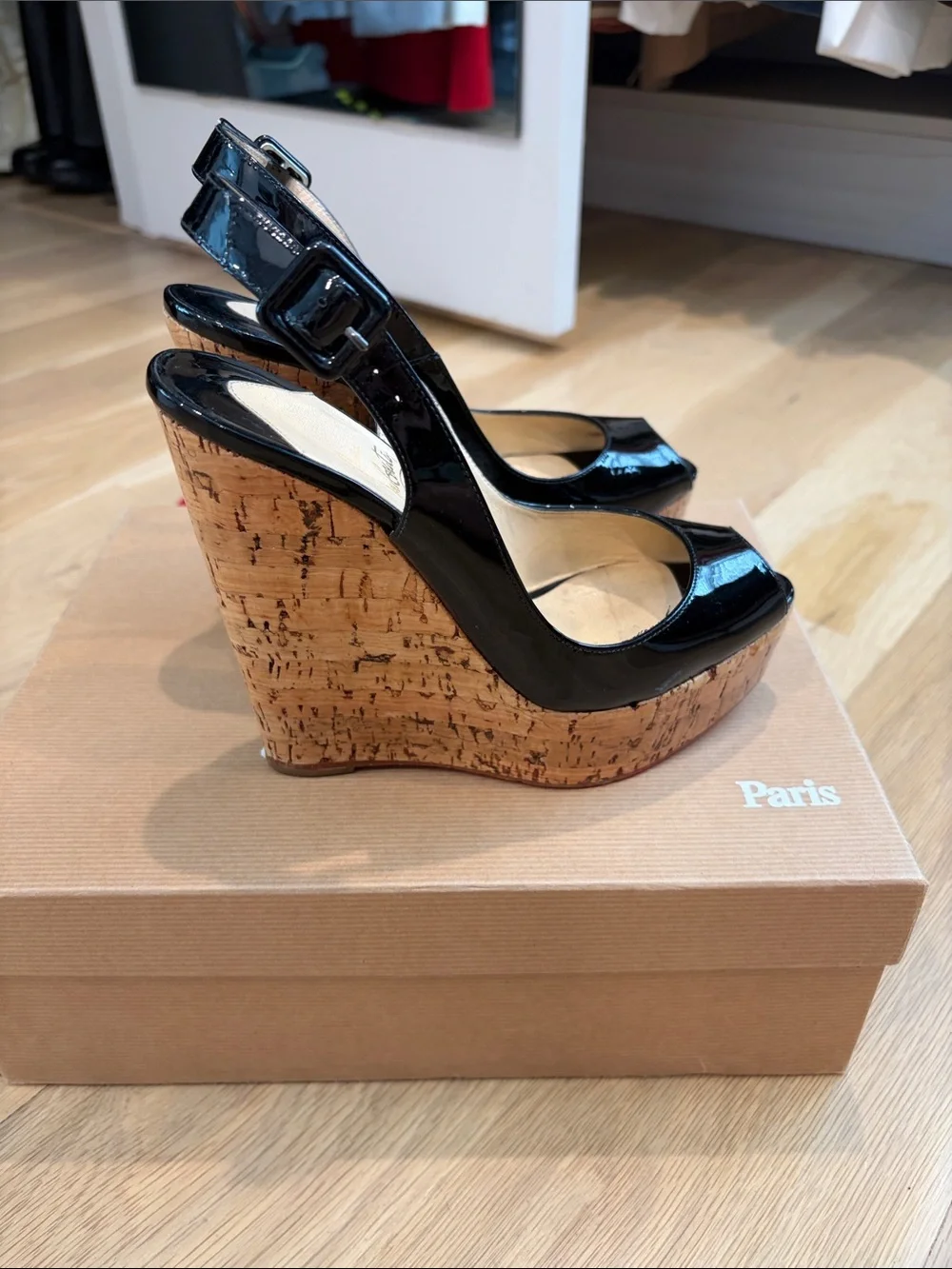 Christian Louboutin black patent
